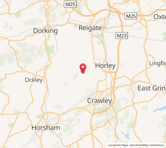 Map of Charlwood, EnglandEngland