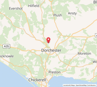 Map of Charminster, EnglandEngland