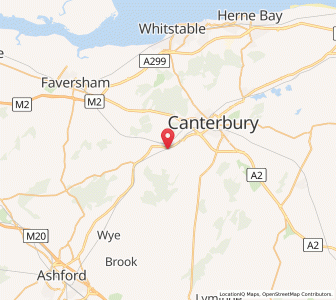 Map of Chartham, EnglandEngland