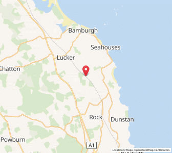Map of Chathill, EnglandEngland