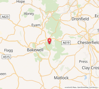 Map of Chatsworth, EnglandEngland