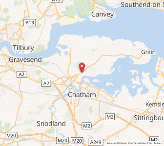 Map of Chattenden, EnglandEngland
