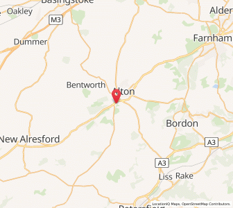 Map of Chawton, EnglandEngland