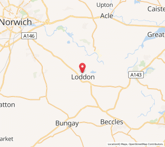 Map of Chedgrave, EnglandEngland