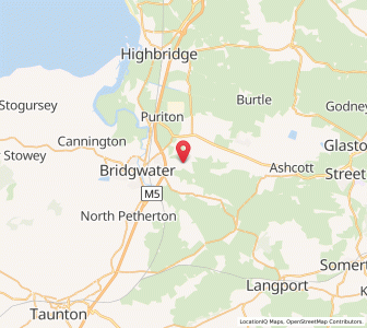 Map of Chedzoy, EnglandEngland
