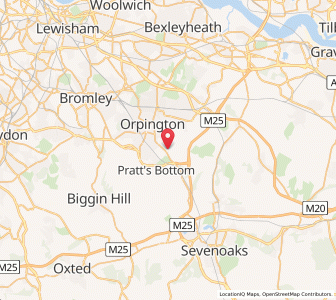 Map of Chelsfield, EnglandEngland