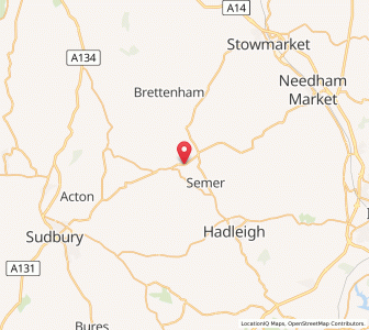 Map of Chelsworth, EnglandEngland