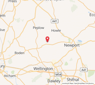 Map of Cherrington, EnglandEngland