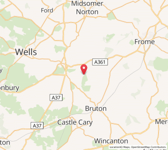Map of Chesterblade, EnglandEngland