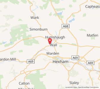 Map of Chesters, EnglandEngland