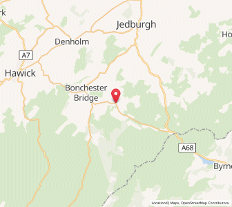 Map of Chesters, ScotlandScotland