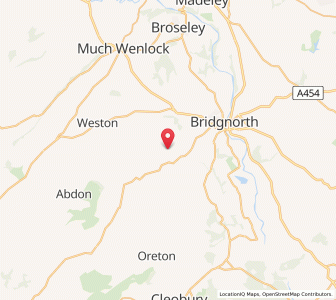 Map of Chetton, EnglandEngland
