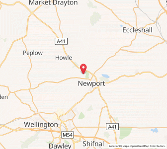 Map of Chetwynd, EnglandEngland
