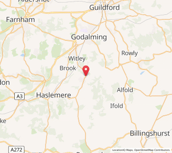 Map of Chiddingfold, EnglandEngland