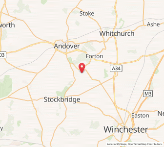 Map of Chilbolton, EnglandEngland