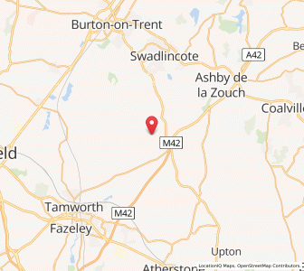 Map of Chilcote, EnglandEngland