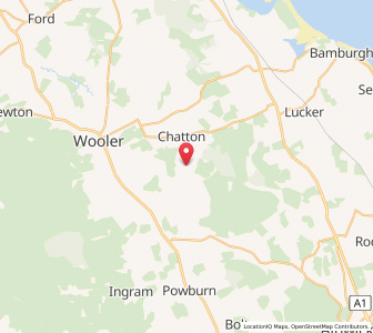Map of Chillingham, EnglandEngland