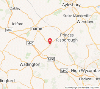 Map of Chinnor, EnglandEngland