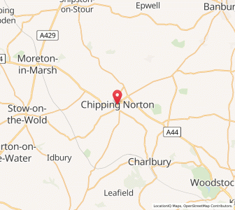 Map of Chipping Norton, EnglandEngland