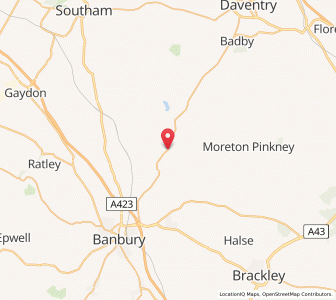 Map of Chipping Warden, EnglandEngland