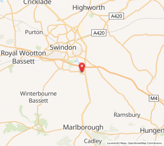 Map of Chiseldon, EnglandEngland