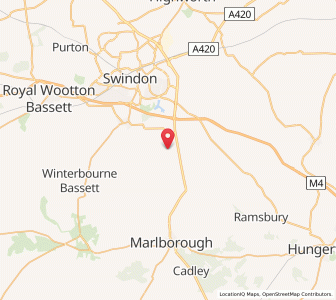 Map of Chisledon, EnglandEngland