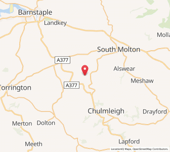 Map of Chittlehamholt, EnglandEngland