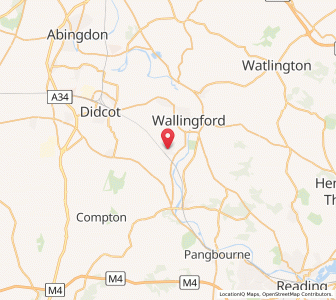 Map of Cholsey, EnglandEngland