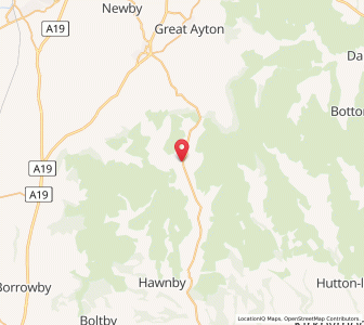 Map of Chop Gate, EnglandEngland