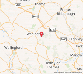 Map of Christmas Common, EnglandEngland