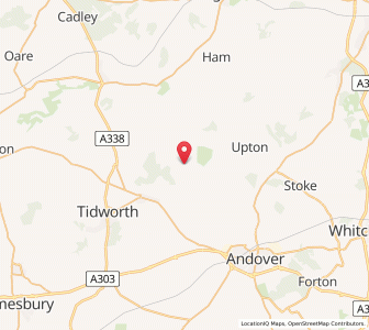 Map of Chute, EnglandEngland