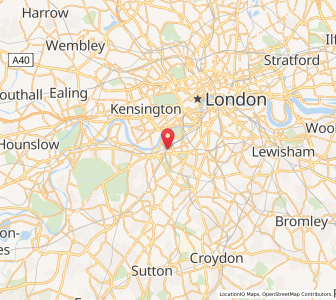 Map of Clapham Junction, EnglandEngland
