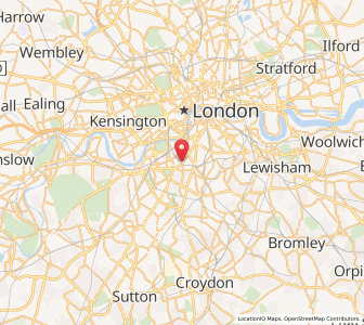 Map of Clapham North, EnglandEngland