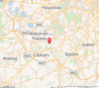 Map of Claremont, EnglandEngland