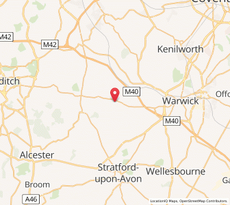 Map of Claverdon, EnglandEngland