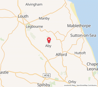 Map of Claythorpe, EnglandEngland