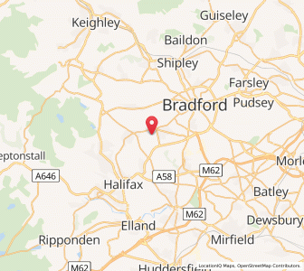 Map of Clayton, EnglandEngland