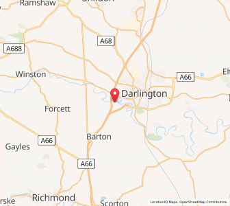 Map of Cleasby, EnglandEngland