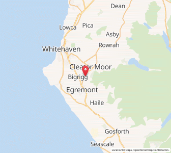 Map of Cleator, EnglandEngland