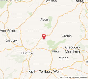 Map of Cleestanton, EnglandEngland