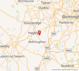 Map of Clent, EnglandEngland