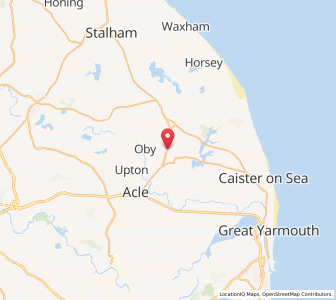 Map of Clippesby, EnglandEngland