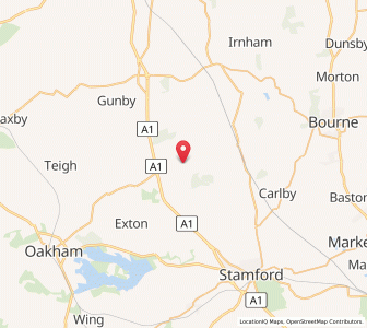 Map of Clipsham, EnglandEngland