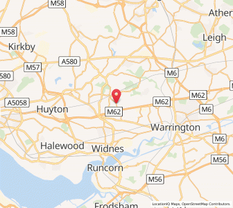 Map of Clock Face, EnglandEngland