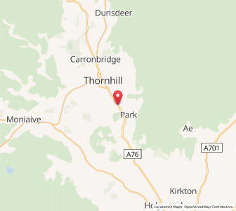 Map of Closeburn, ScotlandScotland
