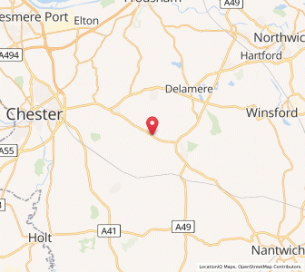 Map of Clotton, EnglandEngland