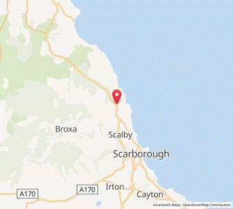 Map of Cloughton, EnglandEngland