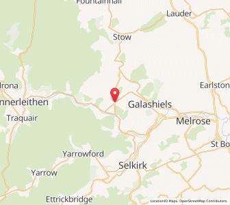 Map of Clovenfords, ScotlandScotland