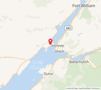 Map of Clovullin, ScotlandScotland