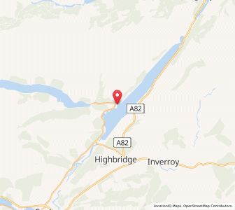 Map of Clunes, ScotlandScotland